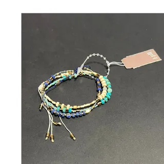 Photo of J. Jill Multi-Strand Beaded Cord Bracelet Set NWT