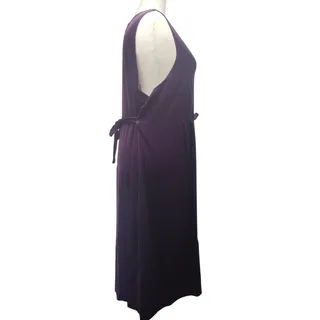 Photo of Whirlaway Frocks Vintage Purple Velour Midi Dress Plus 18WP Sleeveless 