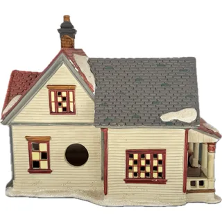 Photo of Walmart Village House for Christmas Village Collector Lighted Holiday Decor for Mantel Gift for Mom Christmas Decor