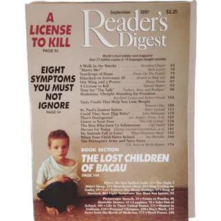 Photo of Vintage Reader's Digest September 1997 Magazine - Lost Children of Bacau