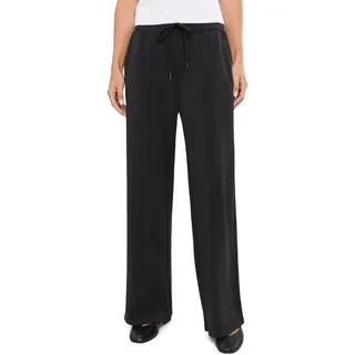 Photo of Rachel Zoe Wide Leg Drawstring Pants Size 2X Black Plus Size Lounge Casual Comfy