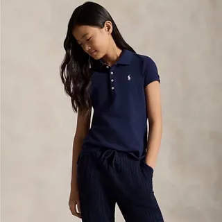 Photo of Polo Ralph Lauren Girls Stretch Mesh Polo Shirt