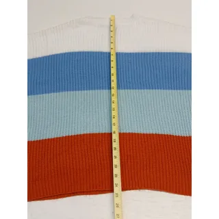 Photo of Zesica (Large) Multicolor Knitted Crew Neck Pullover Sweater