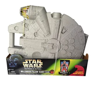 Photo of Star Wars Millennium Falcon Carry Case Wedge Antilles Exclusive Figure SEALED