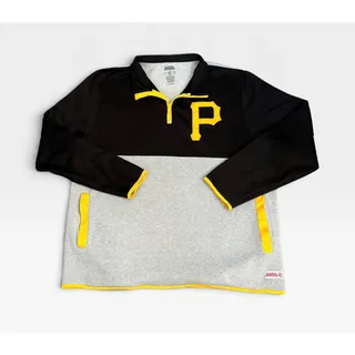 Photo of Stitches MLB Pittsburgh Pirates Team Logo Pullover Jacket Mens Size XL
