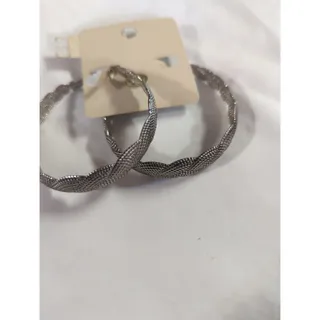 Photo of And Lovely silver Hoop earrings 