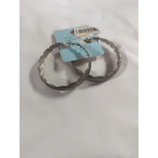 Photo of And Lovely silver Hoop earrings 