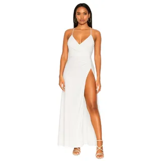 Photo of Superdown Bethany Maxi Dress in Gold Metallic – NWT Size Small