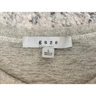 Photo of Gaze Tan/Black Cropped Cheetah Print Sweater Womens Size L