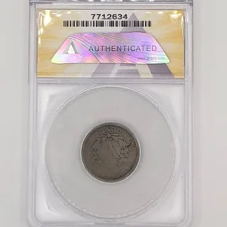 Photo of ​1901 Liberty Head V Nickel 5C - ANACS Good 6 Details (Corroded, Solder Residue)
