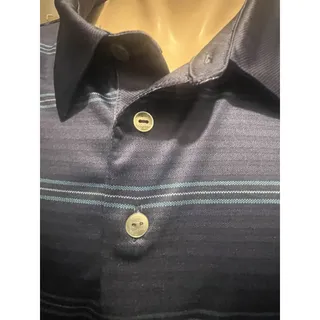 Photo of Ben Hogan Performance Polo Shirt Mens 3X Navy Striped Golf NWT