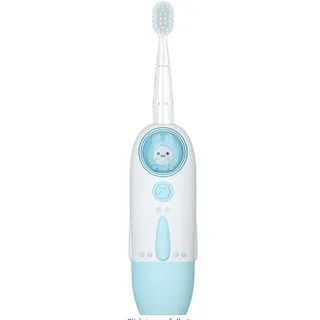 Photo of Kid's Electric Toothbrush  7 Colored Lights & 2 Heads - blue rabbit astronaut