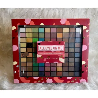 Photo of All Eyes on Me 100 Piece Eyeshadow Pallette with Mirror - Cool Warm shades