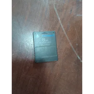 Photo of Sony PlayStation 2 Memory Card Clear Black OEM PS2 Genuine Official Brand Tested