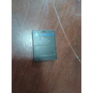 Photo of Sony PlayStation 2 Memory Card Clear Black OEM PS2 Genuine Official Brand Tested