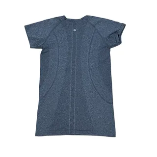 Photo of Lululemon Swiftly Tech Short Sleeve Shirt Sz 6 Gray V-Neck Athletic Running Yoga