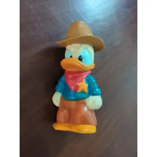 Photo of TOOTSIE TOY Vintage DONALD DUCK Cowboy BUBBLE BLOWER FIGURE Walt Disney