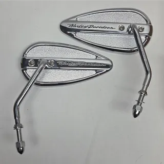 Photo of OEM Harley Davidson Classic Tear Drop Mirror Set, 91970-98 & 91969-98 exc. cond.