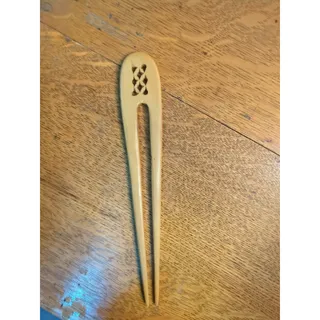 Photo of Handmade wooden hair stick pin
