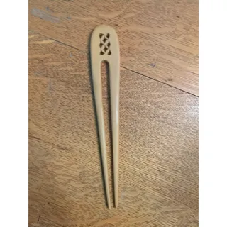Photo of Handmade wooden hair stick pin