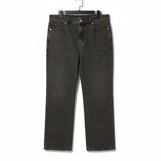 Photo of Mode of One Men’s Elmer Relaxed‑Fit Straight Jeans Dark Green 36x32 NWT 0036