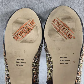 Photo of Seychelles Sz 7 Kitten Heels Anthropologie Meadows Tone Tweed EUC Fall Librarian
