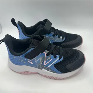 Photo of New Balance Rave Run v2 Girls Sneakers Toddler Size 13 Black Blue Pink