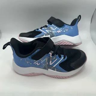 Photo of New Balance Rave Run v2 Girls Sneakers Toddler Size 13 Black Blue Pink