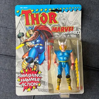 Photo of Marvel Super Heroes Captain America Action Figure - Vintage 1990 Toy Biz SEALED