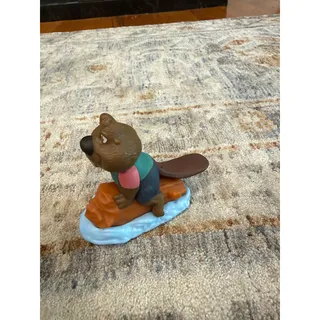 Photo of 2025 McDonalds Disney Zootopia 2 Hibbles Maplestick Beaver Happy Meal Toy Loose

