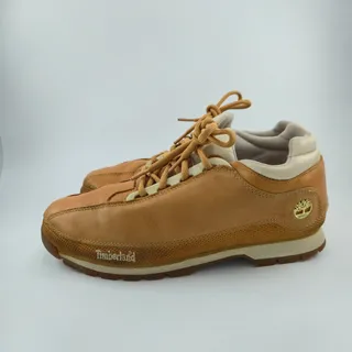 Photo of Timberland Euro Dub Oxford Men's Size 11 51547 White Wheat Tan Leather Sneakers 
