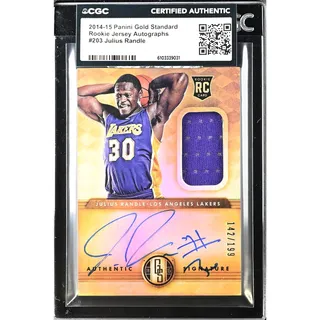 Photo of 2014-15 Panini Gold Standard #203 Julius Randle CGC Authentic #/199