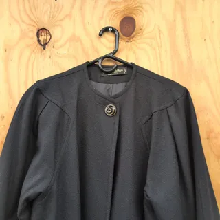 Photo of Elegant Fashions 100% Wool Vintage Cape Overcoat Union Made In USA Women's L/XL