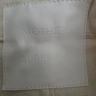 Photo of MOTHER Superior "The Hustler Roller Heel" Jeans Cream Size 30