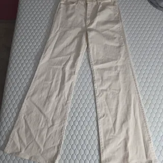 Photo of MOTHER Superior "The Hustler Roller Heel" Jeans Cream Size 30