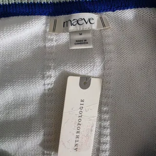 Photo of Maeve (Anthropologie) Colorblock Polo Sweater Size M New With Tags