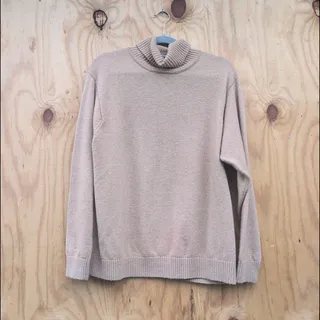 Photo of LL Bean 90s Vintage Lambs Wool Blend Turtleneck Men's Large