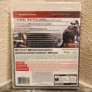 Photo of Game - Metal Gear Solid 4: Guns of the Patriots [GH] (NEW) - PS3 - Konami