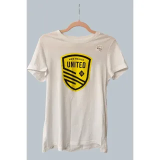Photo of New Mexico United Shirt Womens XL White Shield Logo Soccer Tee Made USA