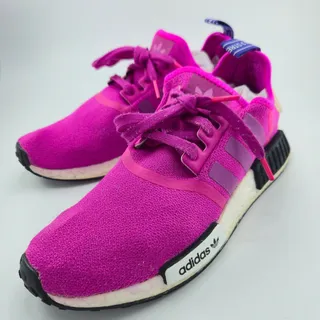 Photo of Adidas NMD_R1 Vivid Pink Women's Size 8.5 BD8027 Pink White Sneakers 