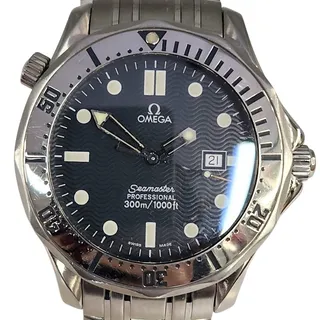 Photo of Omega Seamaster Professional 300M Quartz Steel Men's Watch 41 mm Blue Wave Dial