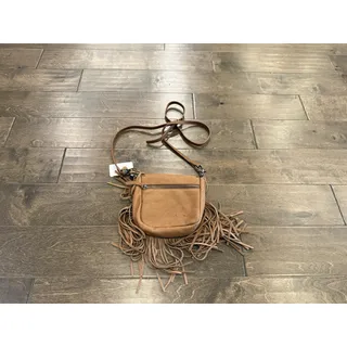 Photo of Montana West Womens Brown Fringe Leather Western Country Cowgril Crossbody Bag