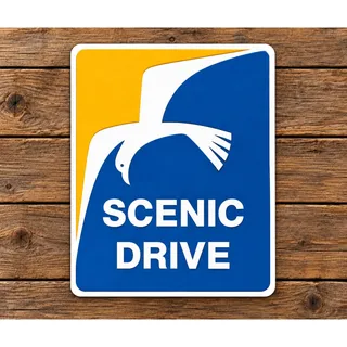 Photo of San Diego 59 Mile Scenic Drive Road Sign California Travel Highway Interstate