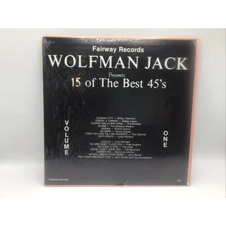 Photo of Wolfman Jack 15 Best 45s Vol 1 Sealed Vtg Vinyl LP Record R&B Fairway 1545
