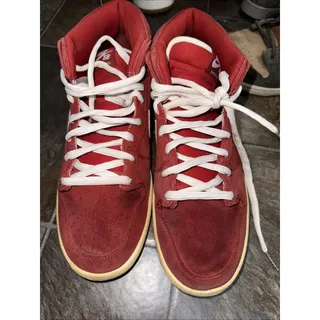 Photo of Size 12 - Nike Dunk Pro Sb Mid Red Brickhouse White