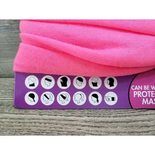 Photo of H.E.R. Pink Multi Use Headwrap Headband Hair Wrap 12 Ways Workout NEW