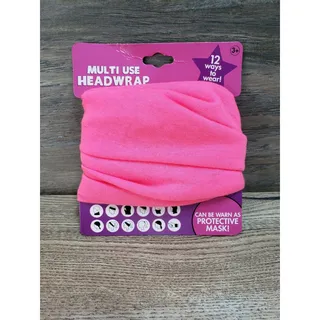 Photo of H.E.R. Pink Multi Use Headwrap Headband Hair Wrap 12 Ways Workout NEW