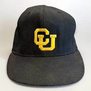 Photo of Vintage Somers Mens Black Colorado Buffaloes Fitted Hat Size 7 3/8 Baseball Cap