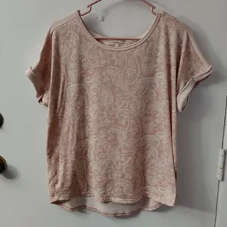 Photo of Lucky Brand Paisley Pink Pajama Set XL Soft Comfy Cozycore Loungewear Casual