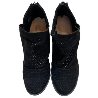 Photo of Report Footwear SIZE 7.5 Geometric Shapes Cut Out 2.5" Heel Ankle Booties